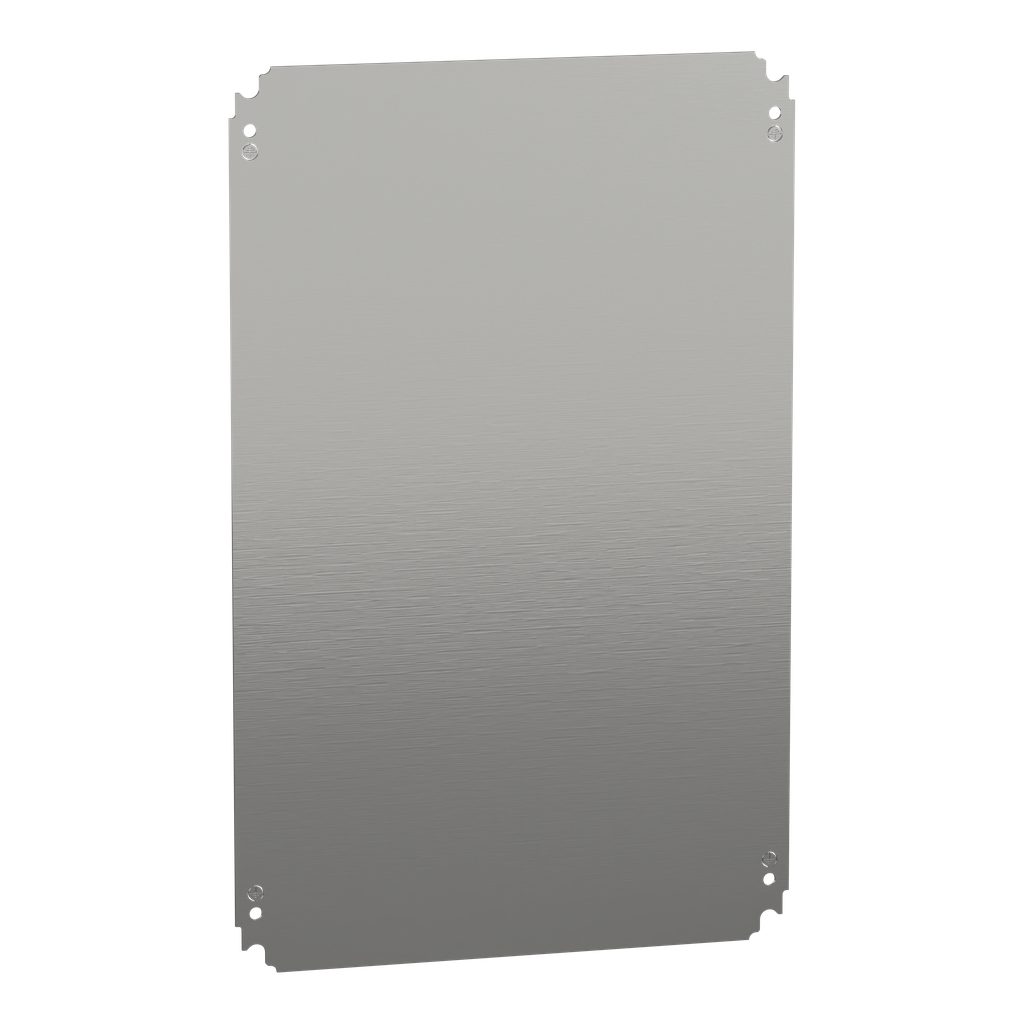 NSYMM64 – Plain mounting plate H600xW400mm made of galvanised sheet steel