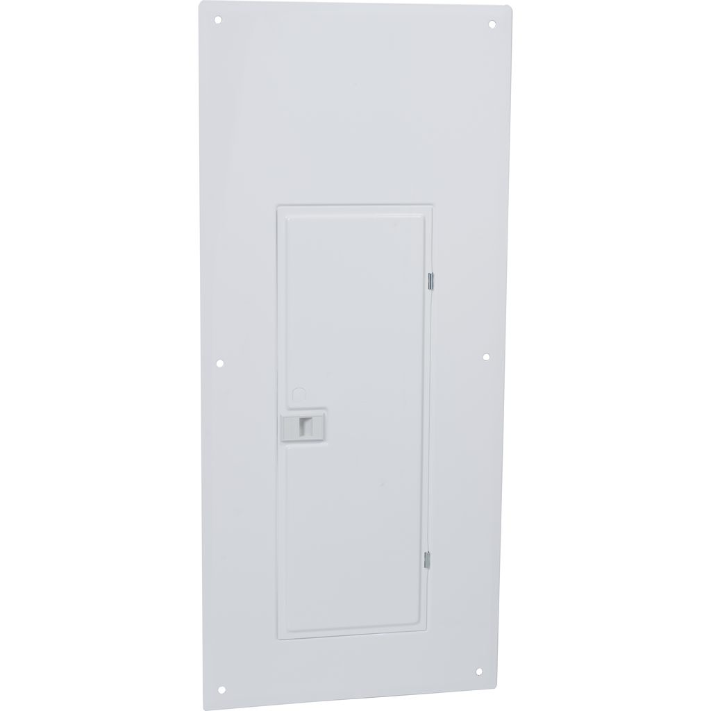 CHOMC21MC – Replacement cover, Homeline, for 16 space loadcentre with main breaker, combination flush and surface, white