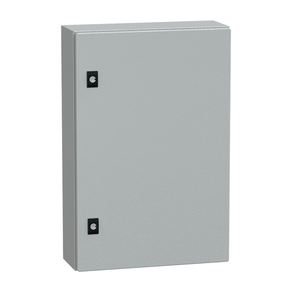 NSYCRN64150P – PanelSeT CRN plain door with mount.plate. H600xW400xD150 IP66 IK10 RAL7035..