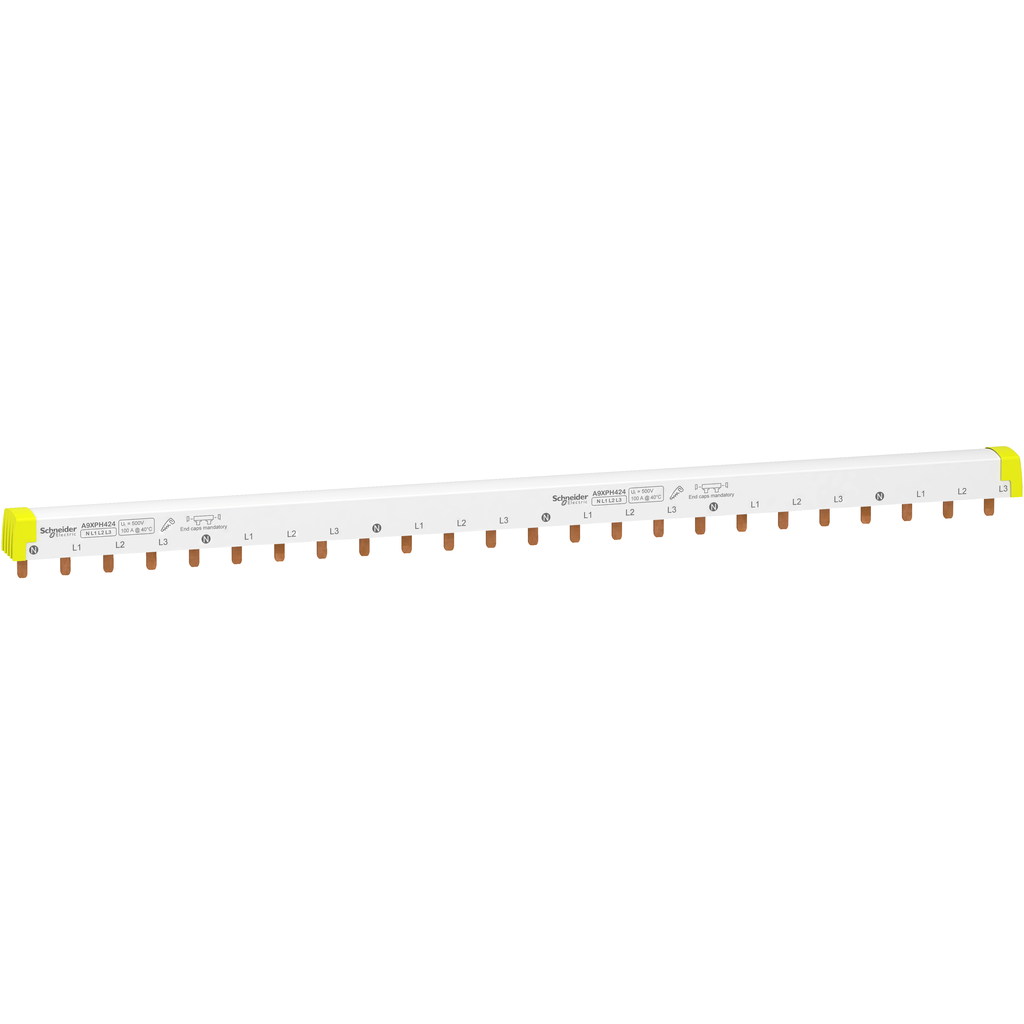 A9XPH424 – Acti9 – comb busbar – 3L N – 18 mm pitch – 24 modules – 100 A