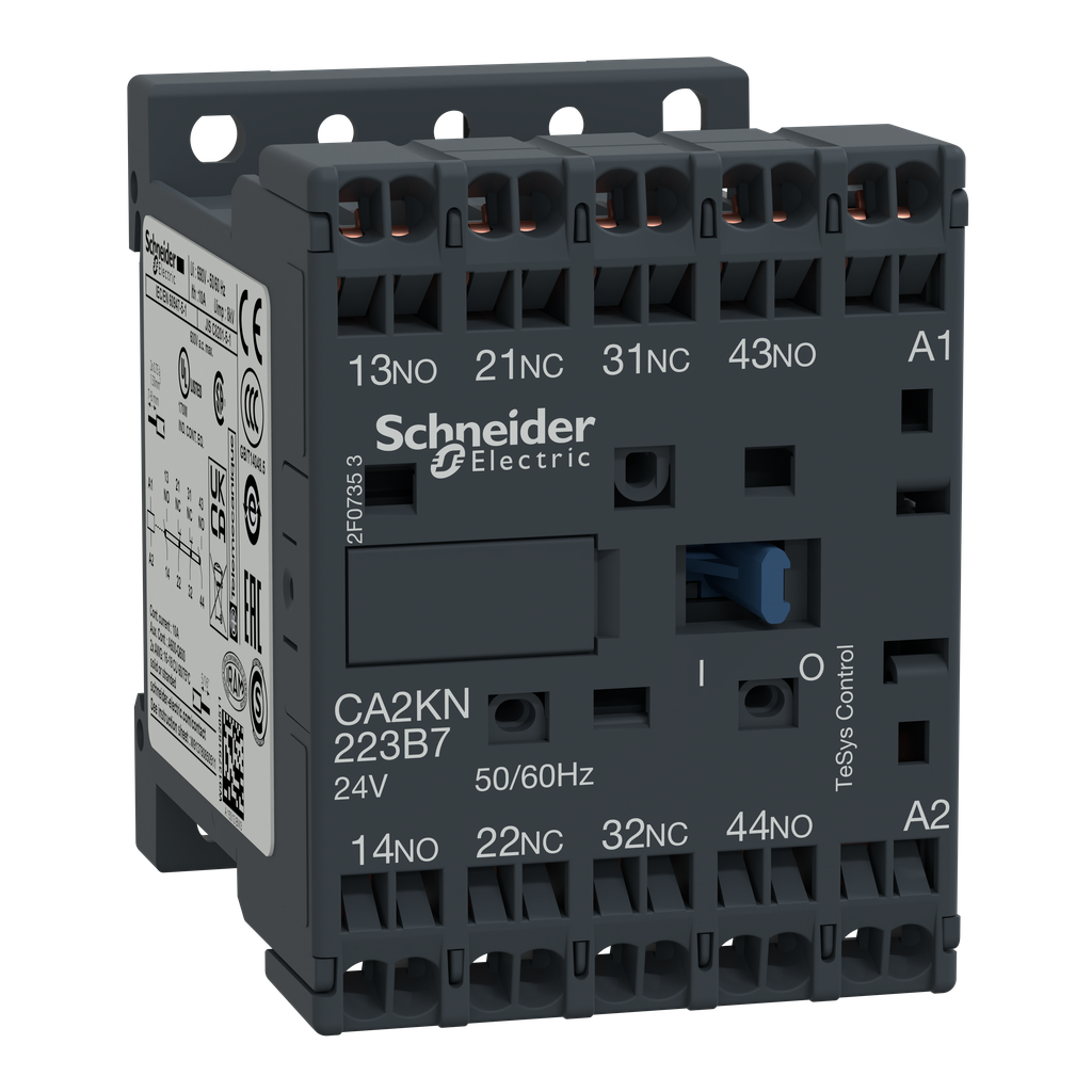 CA2KN223P7 – Control relay, TeSys K, 2 NO   2 NC, lt or eq to 690V, 230VAC coil