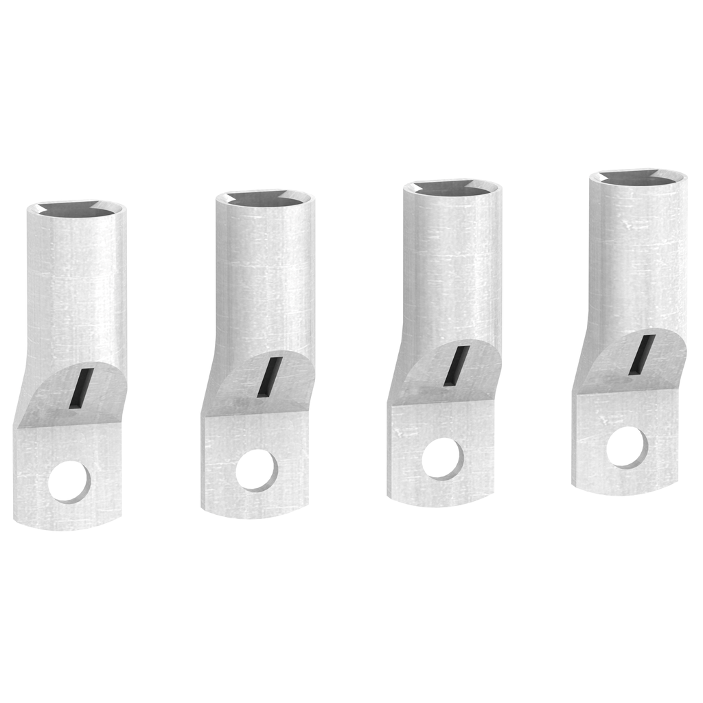 LV429257 – Crimp lugs for copper cable, ComPacT NSX100/250, 150mm², set of 4 parts