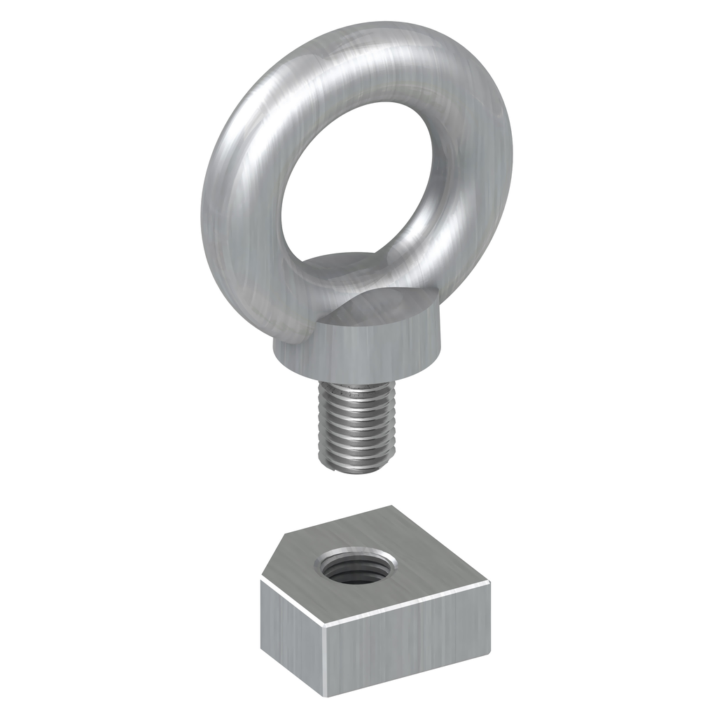 NSYSMEB – set of 4 Spacial SM M12 lifting eyebolt – galvanized cast steel