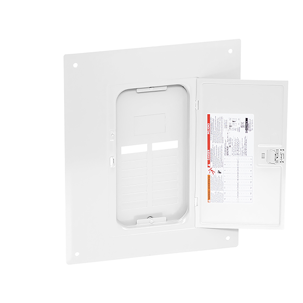 QOC16UFW – Replacement cover, QO, for 16 space load center, flush, white