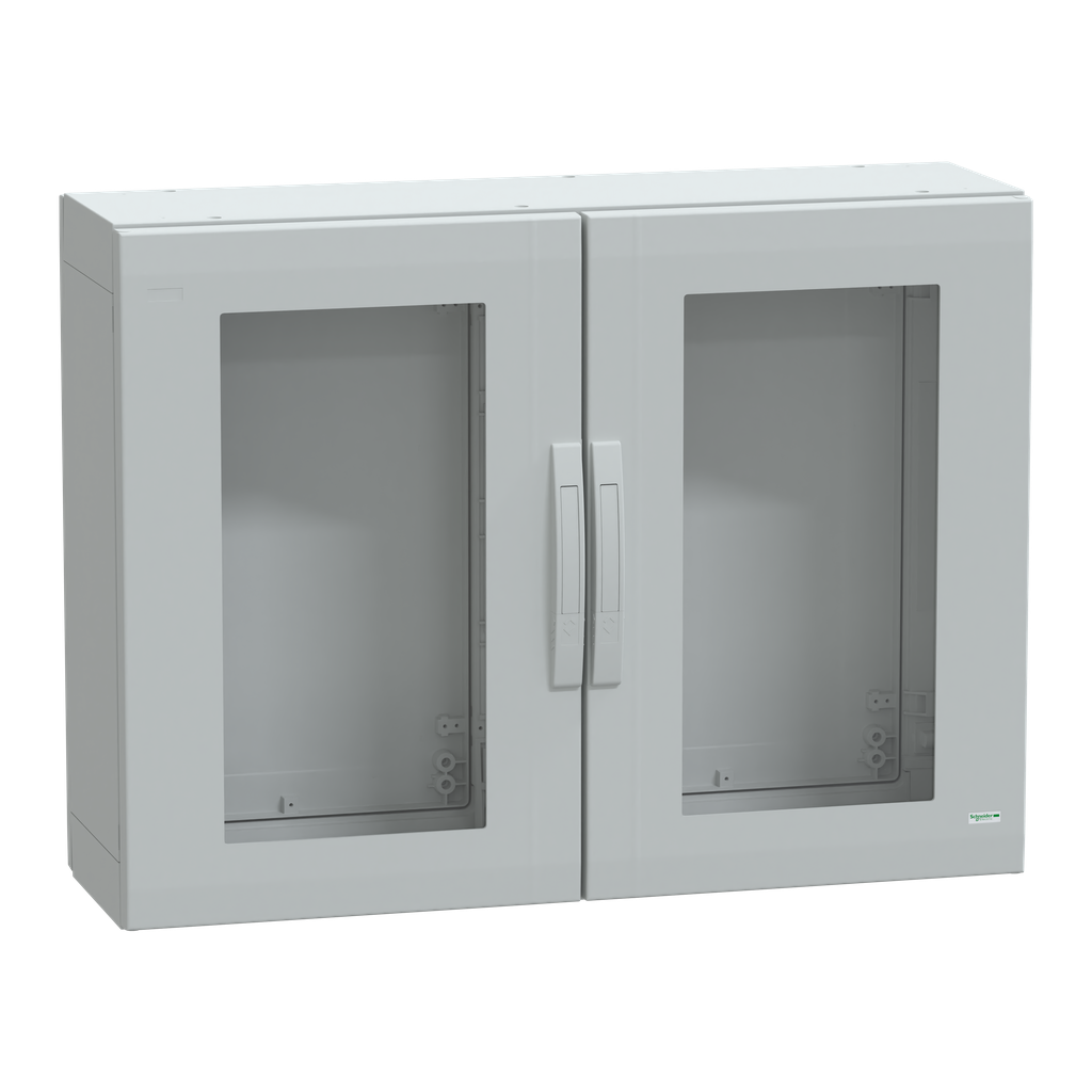 NSYPLA7103TG – Floor standing polyester enclosure, Thalassa PLA, glazed door, completely sealed, 750x1000x320mm, IP65, IK08