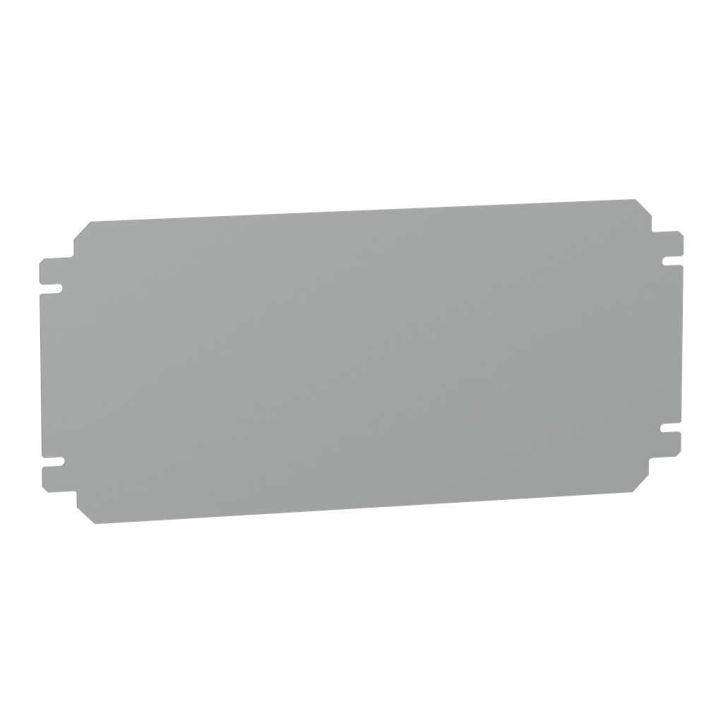NSYMM24SB – Plain mounting plate H200xW400mm made of galvanised sheet steel