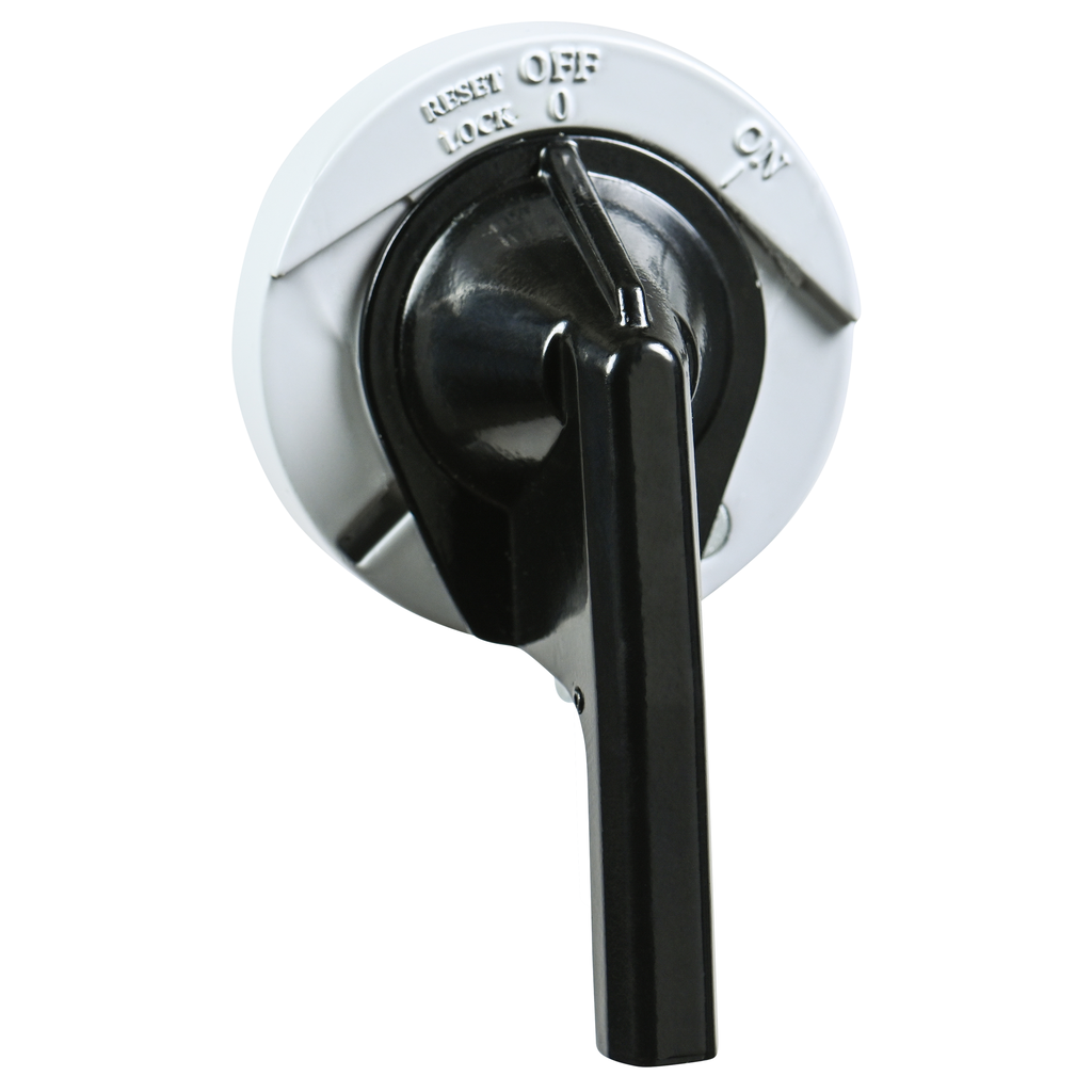 9421LH43 – Circuit breaker accessory, PowerPacT B/H/J, handle assembly, rotary, 3 inch, 125A to 250A, NEMA 3/4, painted