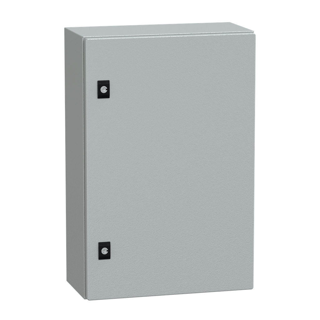 NSYCRN64200P – PanelSeT CRN plain door with mount.plate. H600xW400xD200 IP66 IK10 RAL7035..