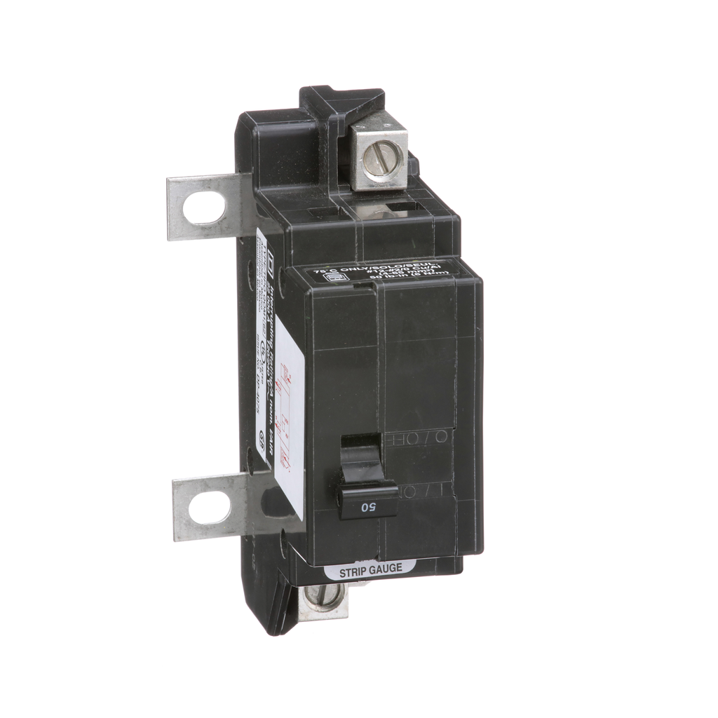 QOM50VH – Main breaker, QO, 50A, 2 pole, 120/240VAC, 22kA, bolt on