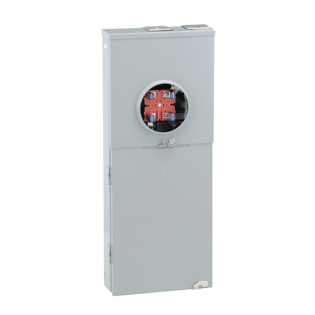 RC816F200C – Meter mains, Homeline, CSED, ringless socket, 200A, surface mount, maximum 8 spaces, 16 circuits, no bypass