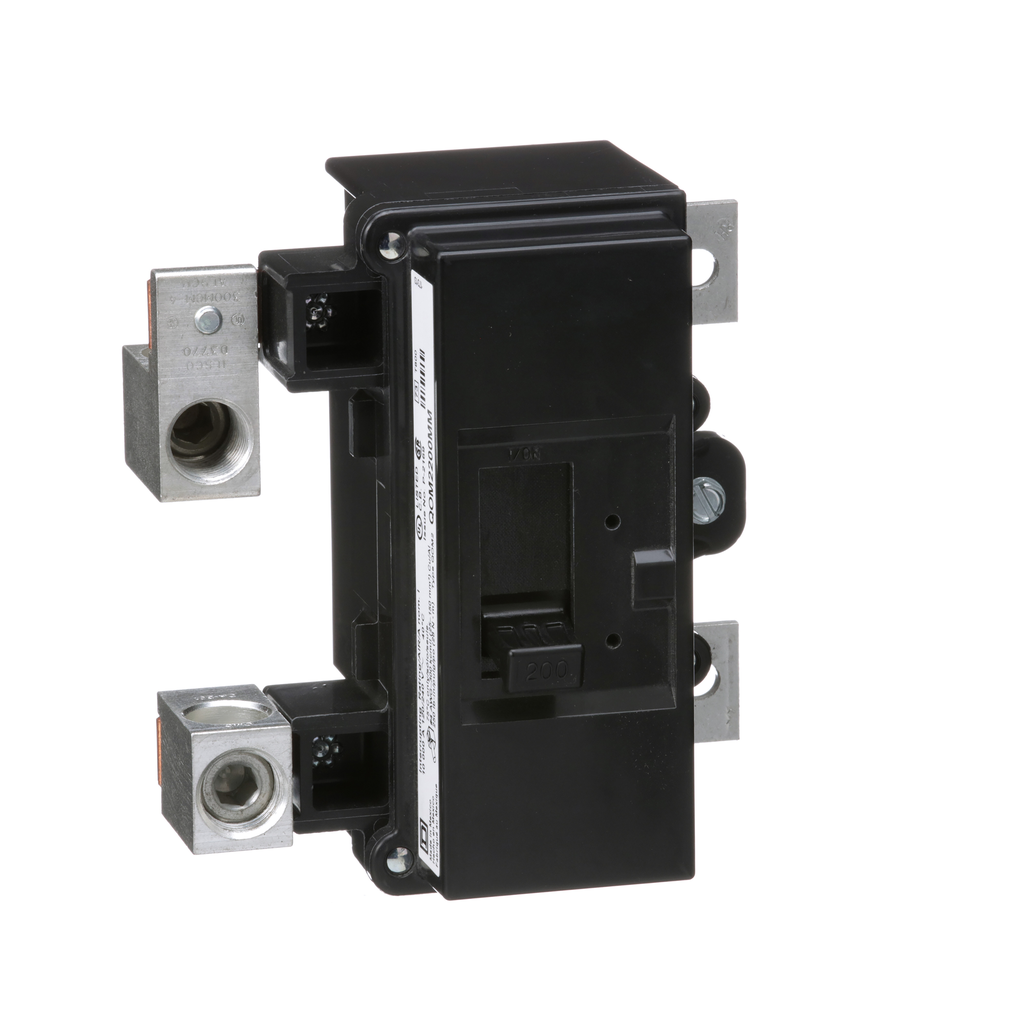 QOM2200MM – Main breaker, QO, 200A, 2 pole, 120/240VAC, 10kA, bolt on, for metering devices