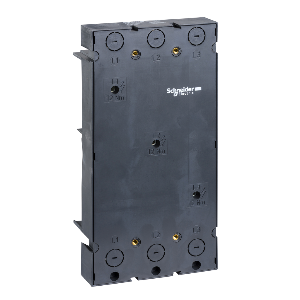 LV432623 – Mounting plate, Linergy BZ, Platine Compact NSX 400-630 3P IEC/UL for 60 Busbars Interaxis