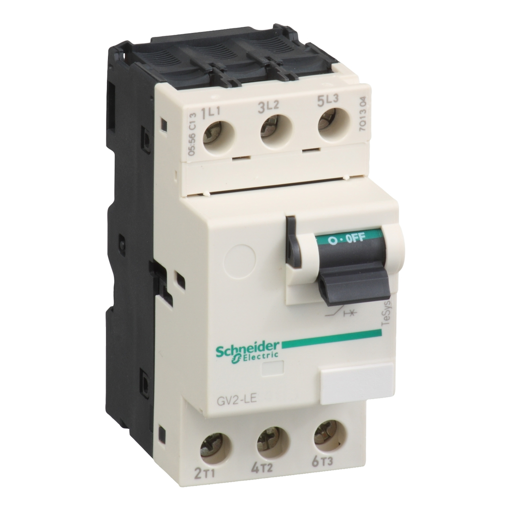 Mayer-DDS-TeSys GV2 Manual Starter and Protector, magnetic circuit protector, toggle switch, 1 A, screw clamp terminals-1
