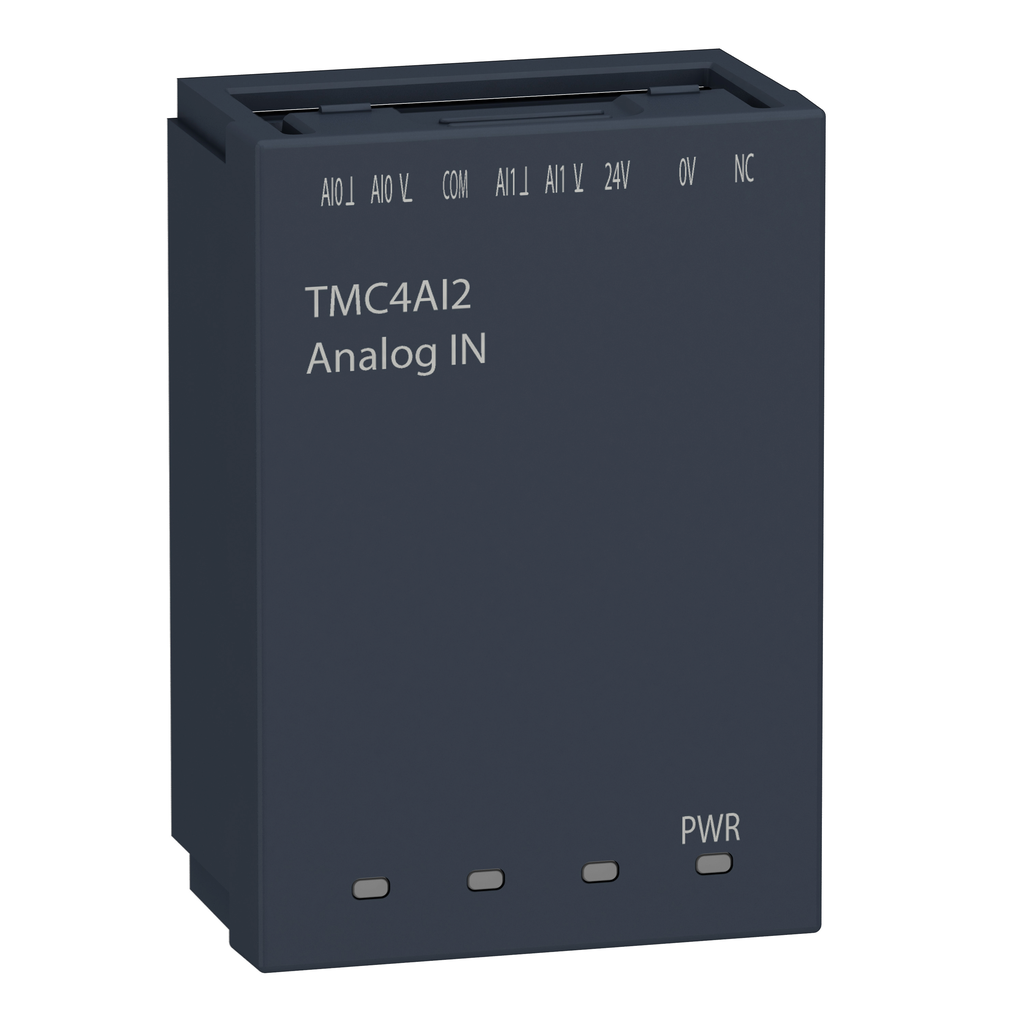 TMC4AI2 – analogue input cartridge, Modicon M241, 2 analog current inputs