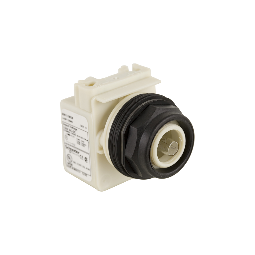 9001SKP38 – Pilot light head, Harmony 9001SK, plastic, without cap, 30mm, 120V