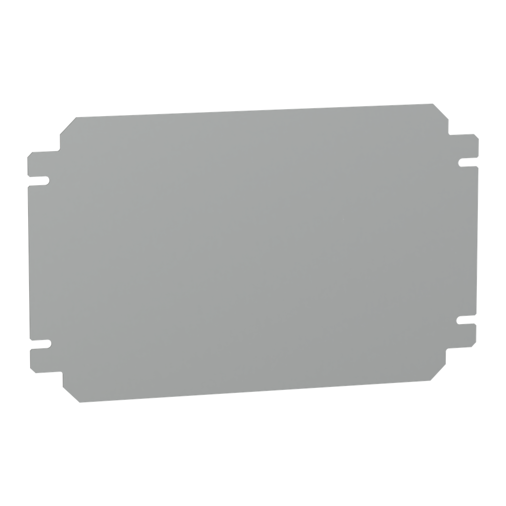 NSYMM23SB – Plain mounting plate H200xW300mm made of galvanised sheet steel