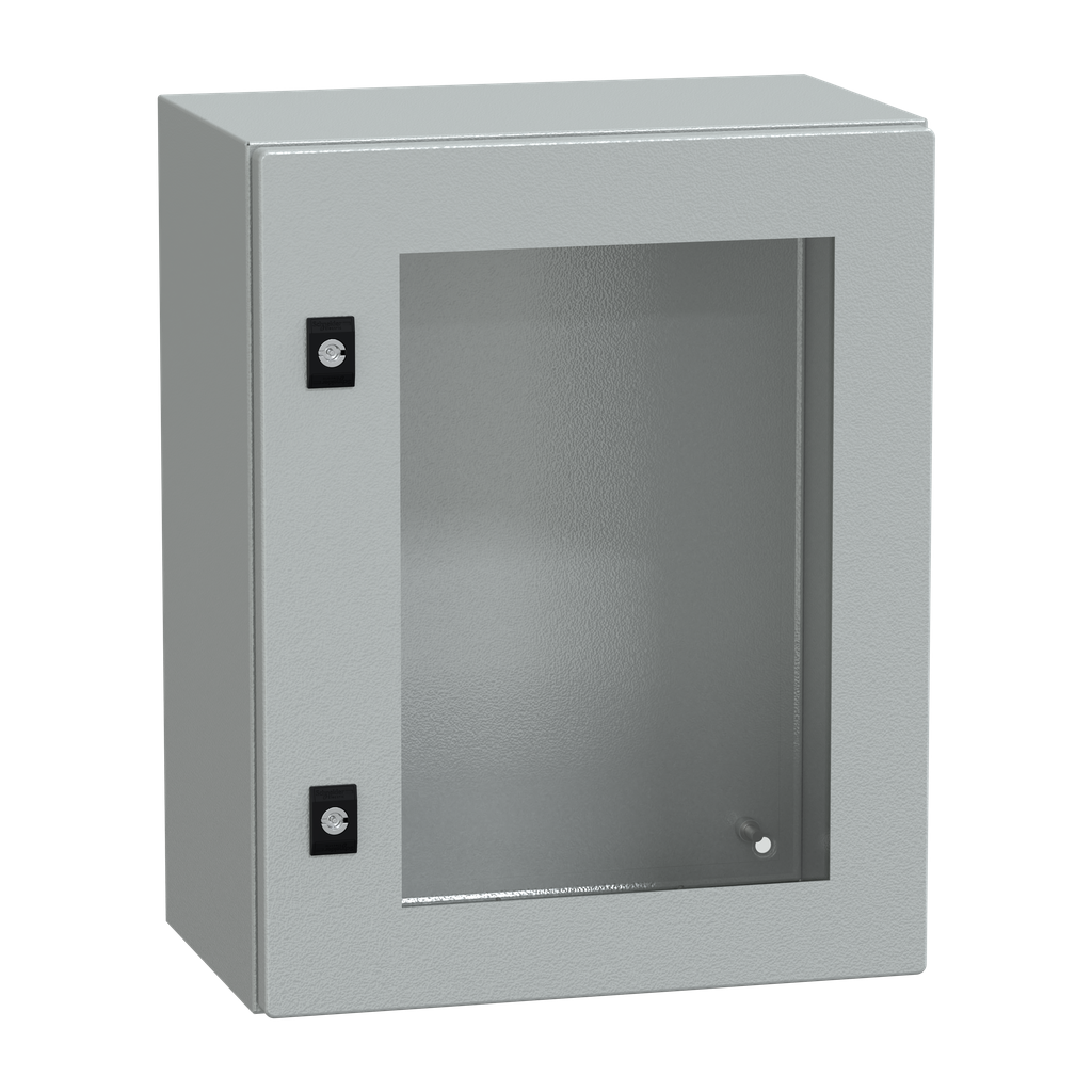 NSYCRN54250T – PanelSeT CRN tspt door w/o mount.plate. H500xW400xD250 IP66 IK08 RAL7035..