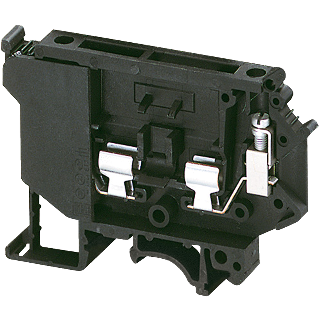 NSYTRV42SF5 – Terminal block, Linergy TR, fused disconnect type, for 5×20,5×25,5x30mm cartridge fuse, 2 points, 4mm², black