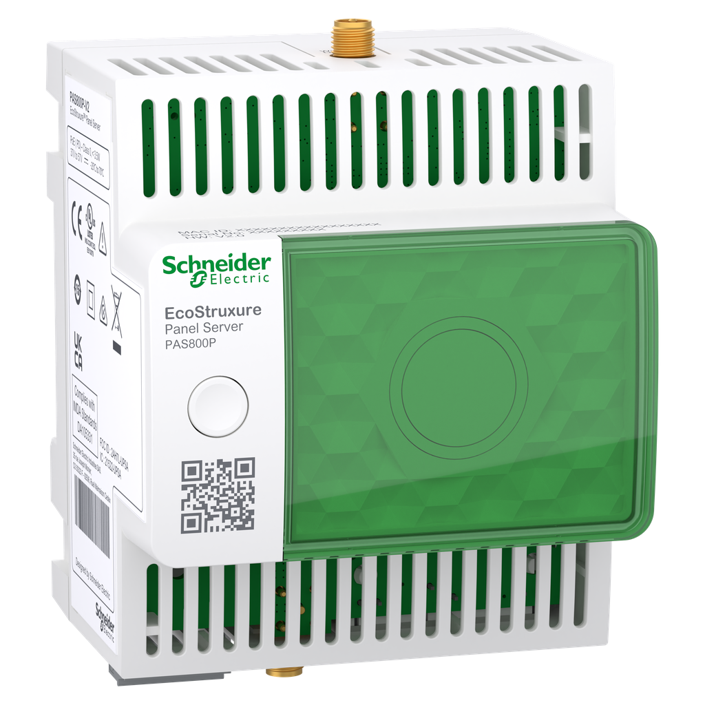 PAS800P – EcoStruxure Panel Server – advanced datalogger, energy server, POE