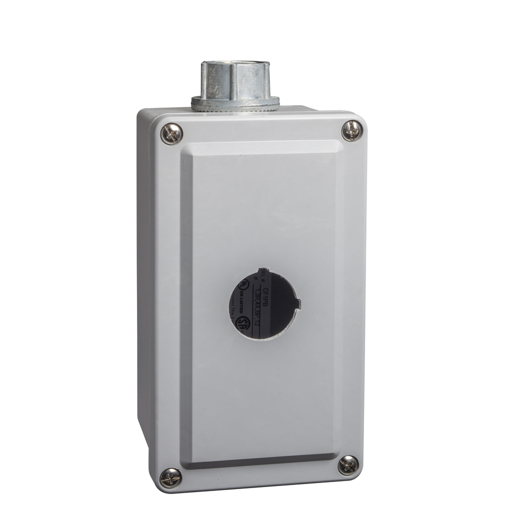 9001SKY1 – Empty enclosure control station, Harmony 9001K, Harmony 9001SK, plastic, 1 cut out, 30mm, for 3 4 cable entry