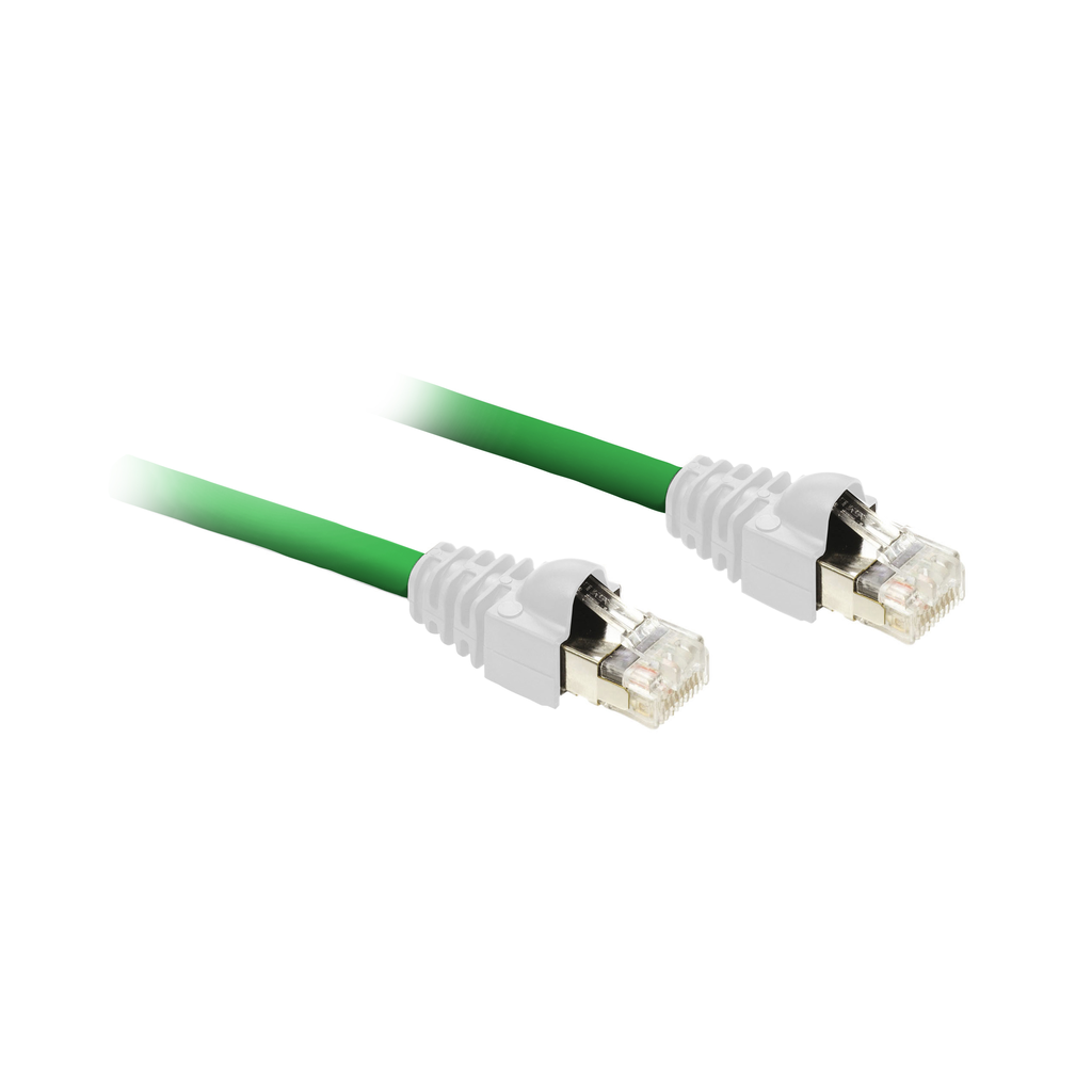 490NTW00012U – Ethernet ConneXium shielded twisted pair straight cord-12m-2connectorRJ45-UL/CSA