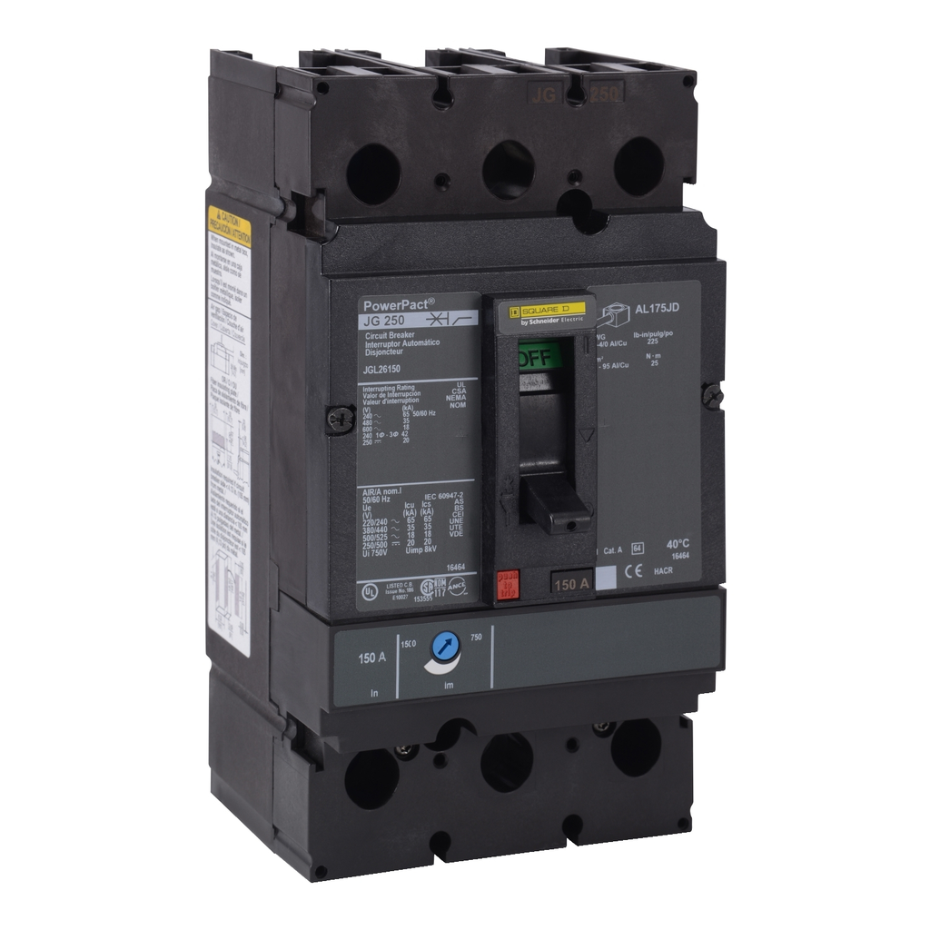 Product image for SQD JGL26250 Circuit breaker, Power