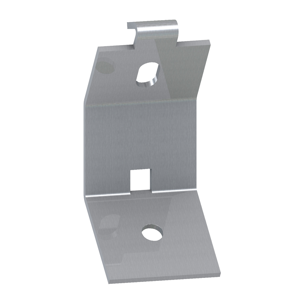 NSYCDS – Cable ducting support, made of galvanised steel. Packaging unit: 10 pieces