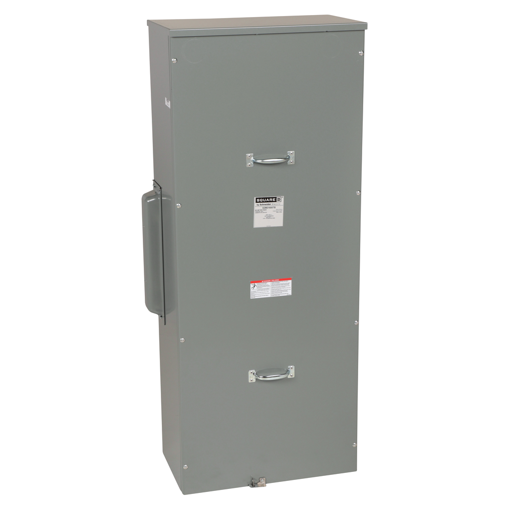 EZM31600TB – Main lugs unit, EZ Meter-Pak, 1600A, 240VAC max, 3ph/4W, 1200A bus, OH/UG, Type 3R