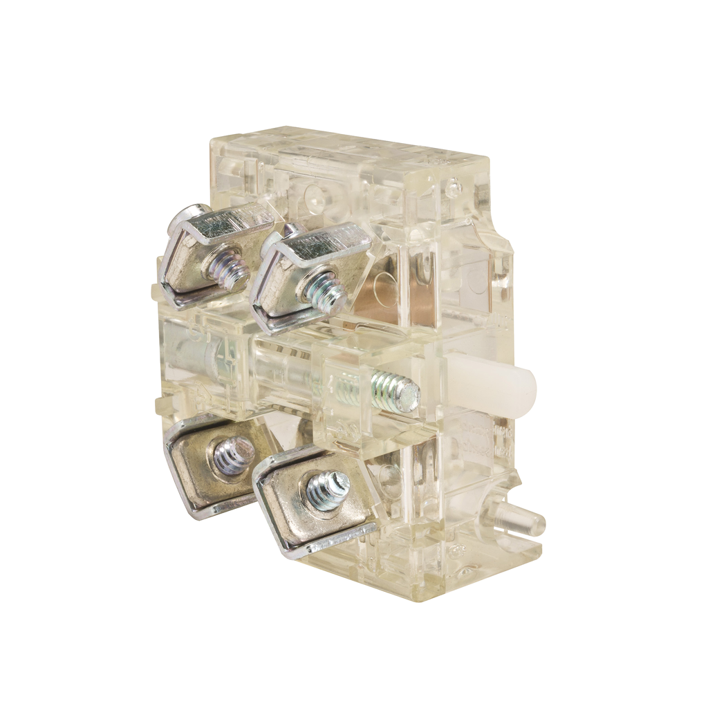 9001KA1G – Contact block, Harmony 9001K, Harmony 9001SK, 0…600V, silver alloy contacts, screw terminals for lug, standard, 1 CO
