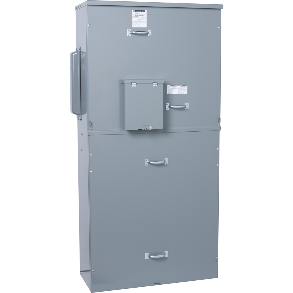 EZM31200JCBE – Main circuit breaker unit, EZ Meter-Pak, 1200A, 240VAC max, 3ph/4W, 1200A bus, 100kA, UG, Type 3R, EUSERC