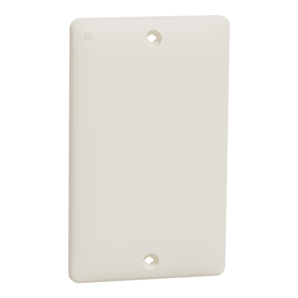 SQWS140001LA – Blank plate, X Series, 1 gang, light almond, matte finish