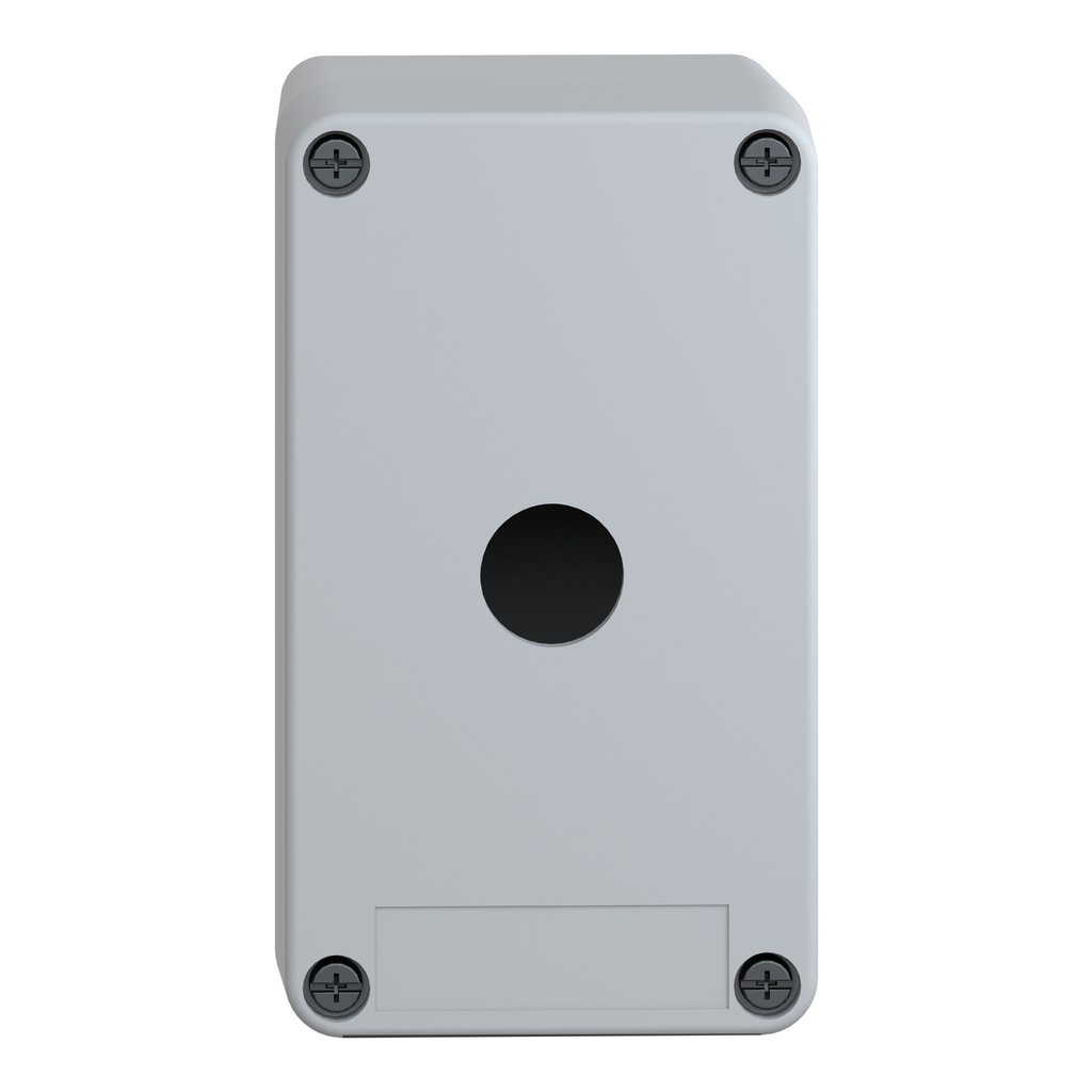 Mayer-DDS-Empty control station without hinges, Harmony XAP, XB2 SL, plastic, grey, 1 cut out, 22mm-2
