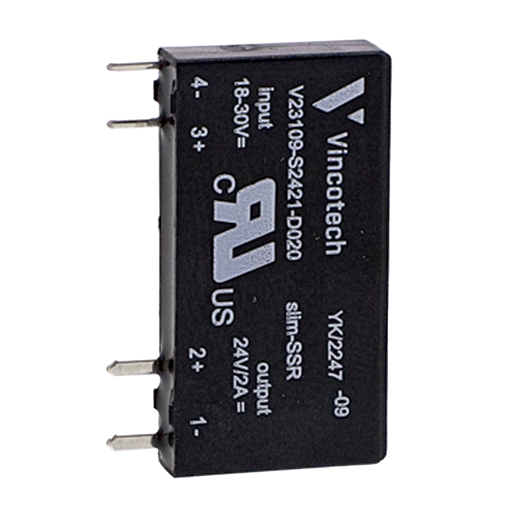 ABS7SC1B – plug-in solid state relay – 5 mm – output – 24 V DC – 2 A
