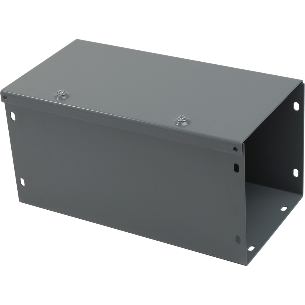 LDB61 – Wireway, Square-Duct, 6 inch by 6 inch, 1 foot long, hinged cover, N1 paint, NEMA 1