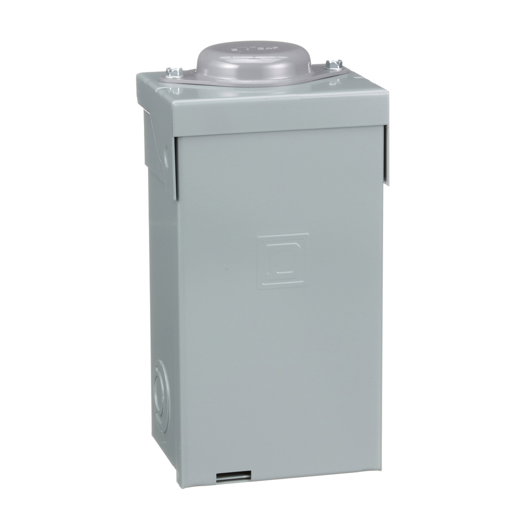 QO2L40RB – Load center, QO, 1 phase, 2 spaces, 2 circuits, 40A fixed main lugs, NEMA3R