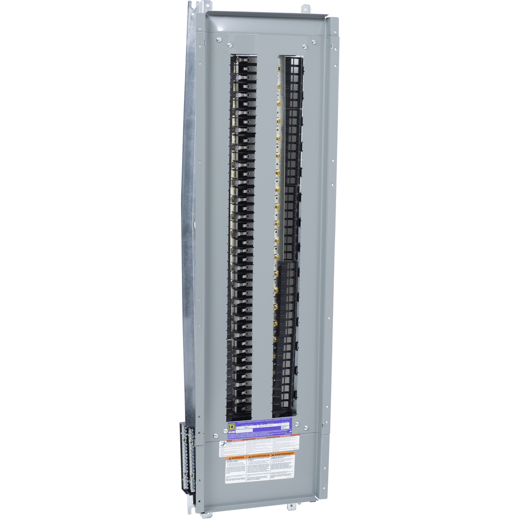 NQ84L2C – Panelboard interior, NQ, main lugs, 225A, Cu bus, 84 pole spaces, 1 phase, 3 wire, 240VAC, 48VDC