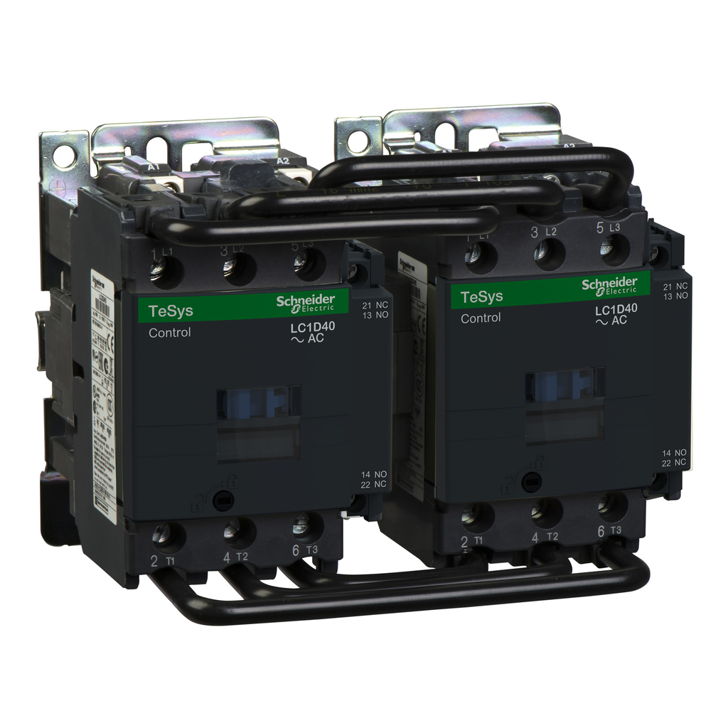 Mayer-DDS-Reversing Contactor, TeSys Deca, 3P(3NO), AC-3, <=440V, 40A, 120V AC 60Hz coil-1