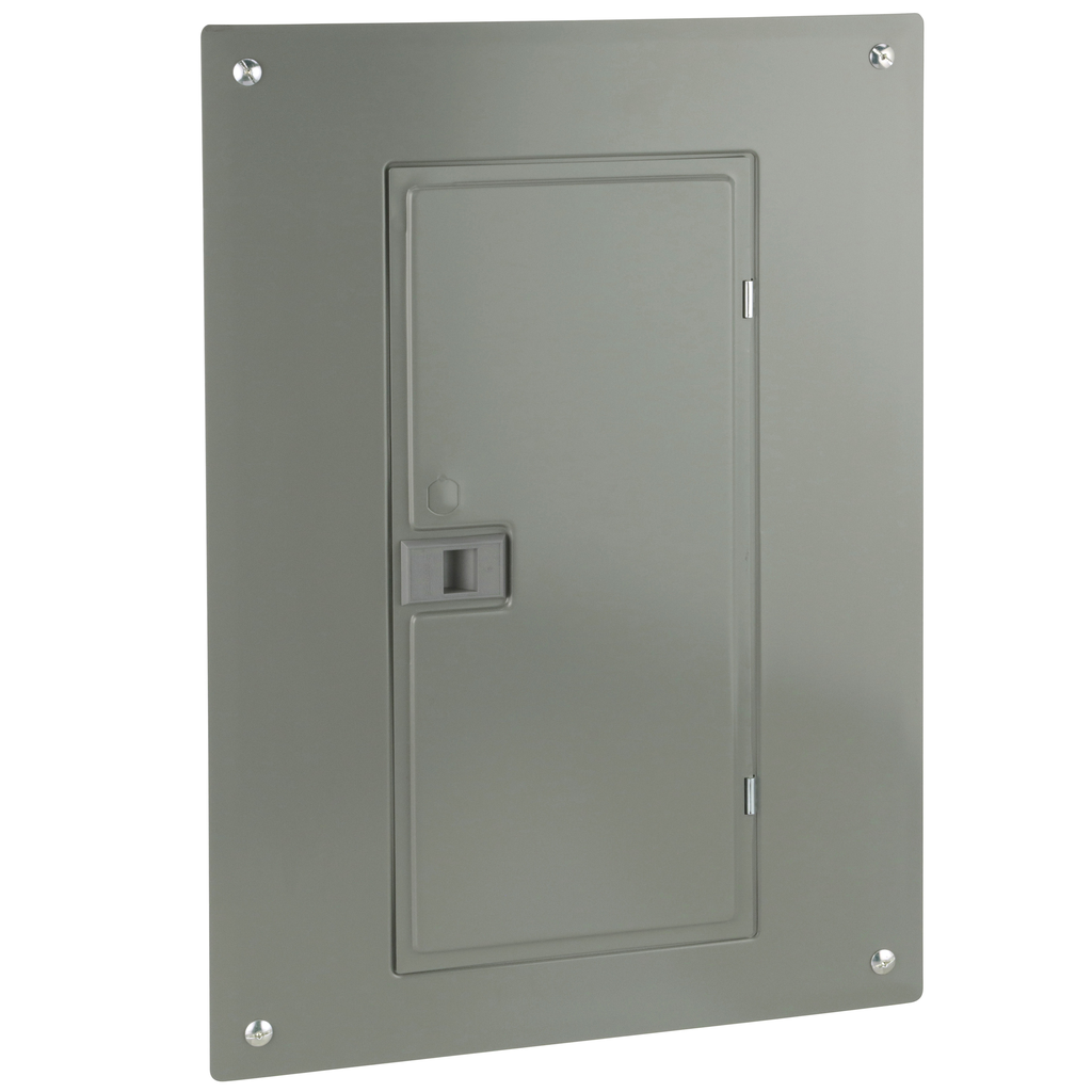 HOM2040M100PC – Load center, Homeline, 1 phase, 20 spaces, 40 circuits, 100A convertible main breaker, PoN, NEMA1, combo cover