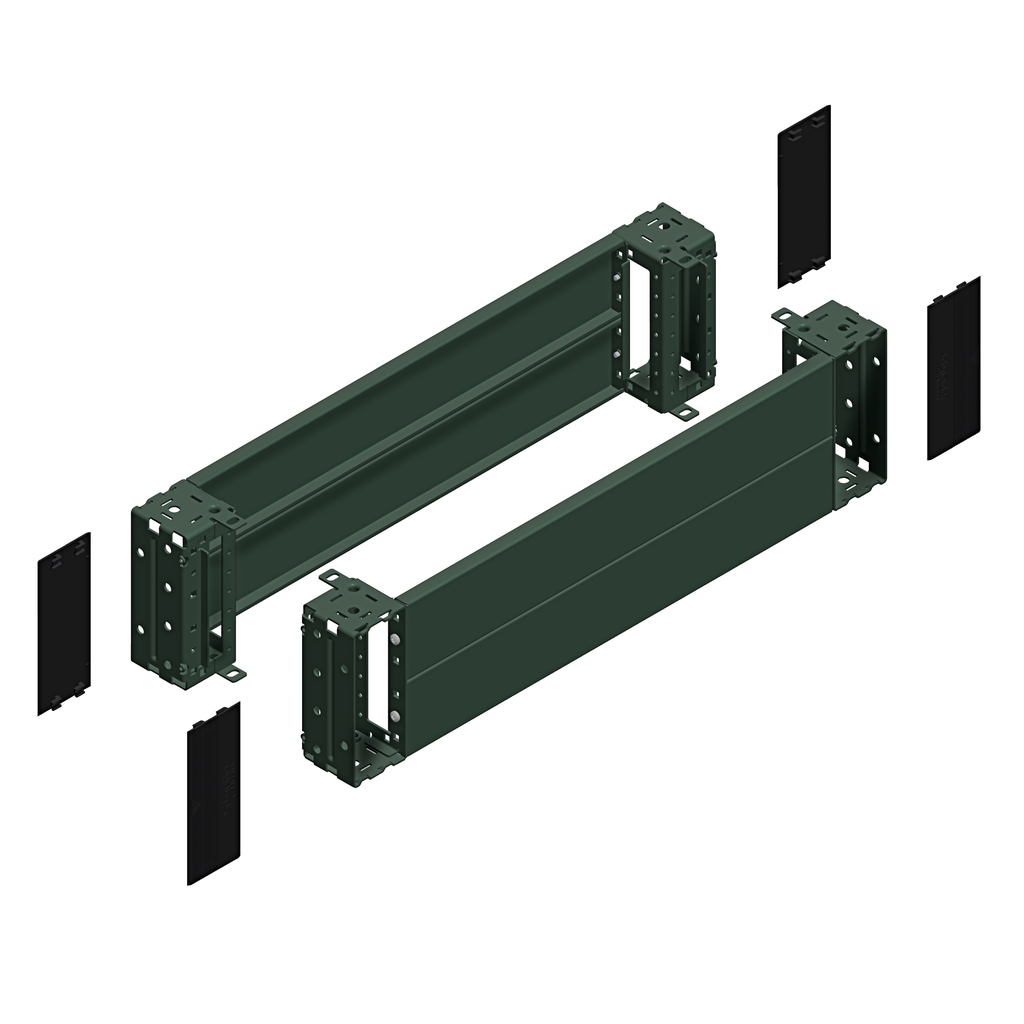 NSYSPF6200 – Front & rear plinth, PanelSeT SFN, Spacial SF, Spacial SM, for electrical enclosure W600mm, plinth H200mm