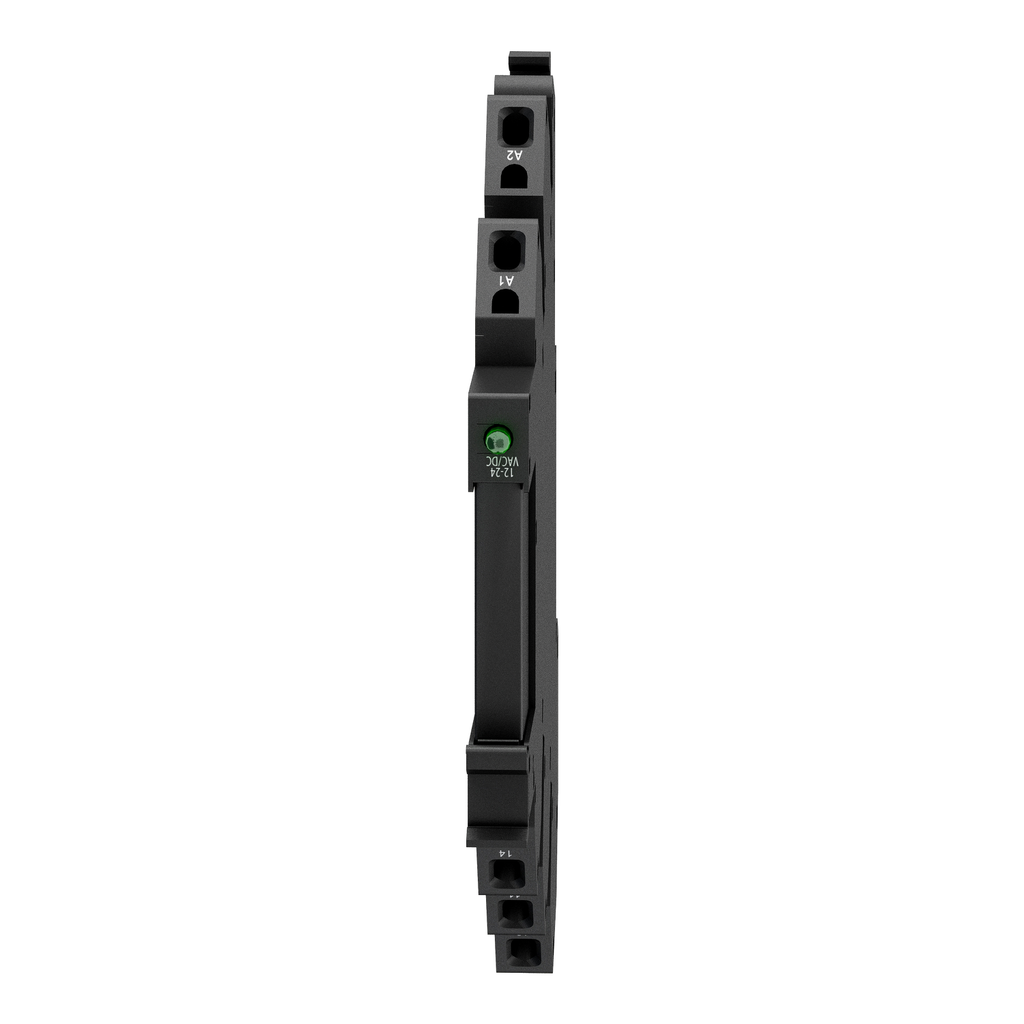 Mayer-DDS-slim interface relay, Harmony Electromechanical Relays,  pre assembled, 6A, 1CO, with LED, spring terminals, 24V AC/DC-2
