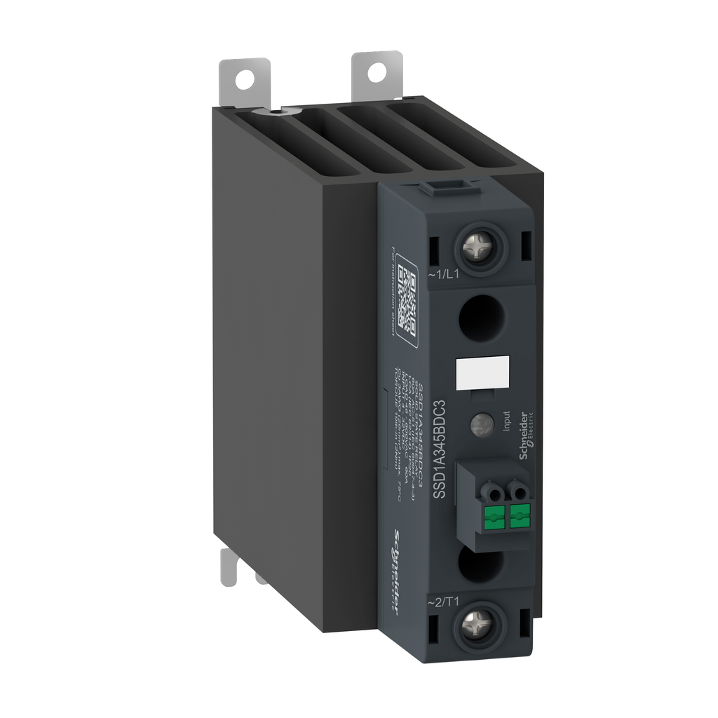 Mayer-DDS-single phase panel, Harmony Solid State Relays, 60A, DIN rail mount, random switching, input 90…280 V AC DC,  output 48...600 V AC-1