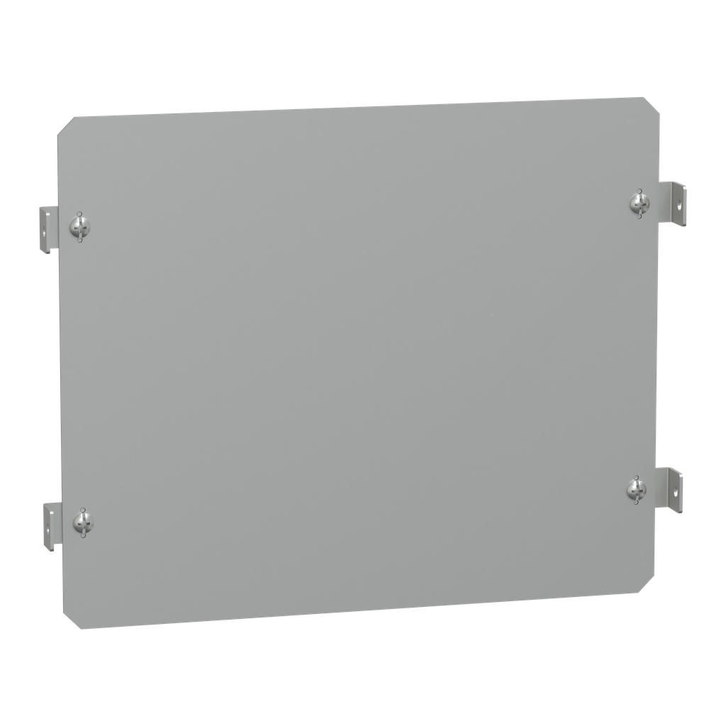 NSYPMP5002DLP – Mount plate galvanised steel for DLP height=2raws in PLAenclosure W750mm