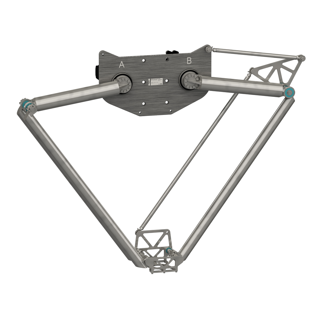 VRKT5M0FNC00000 – Delta 2 robot, T5, 2-3 axis, 30 kg permissible load, 0-1500 mm working envelop