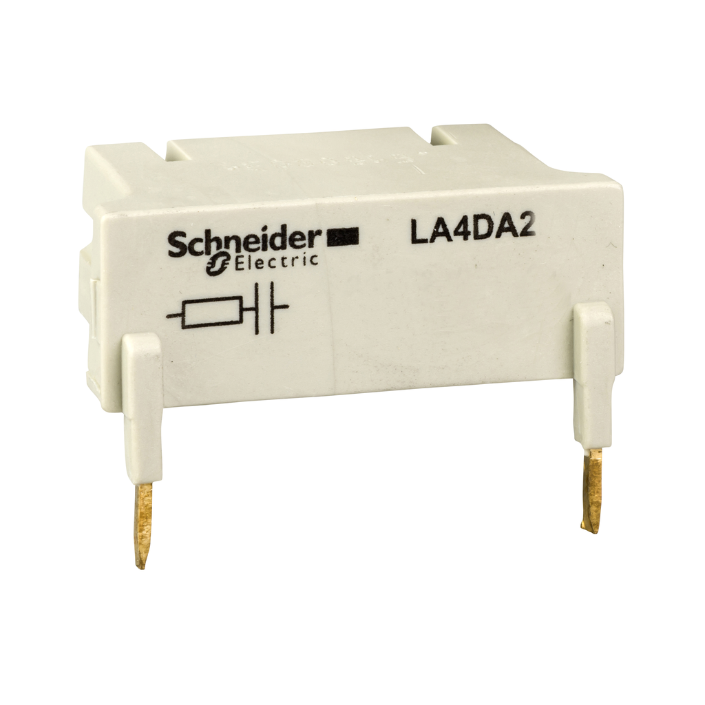 LA4DA2G – Suppressor module, TeSys Deca, RC circuit, 50 to 127VAC
