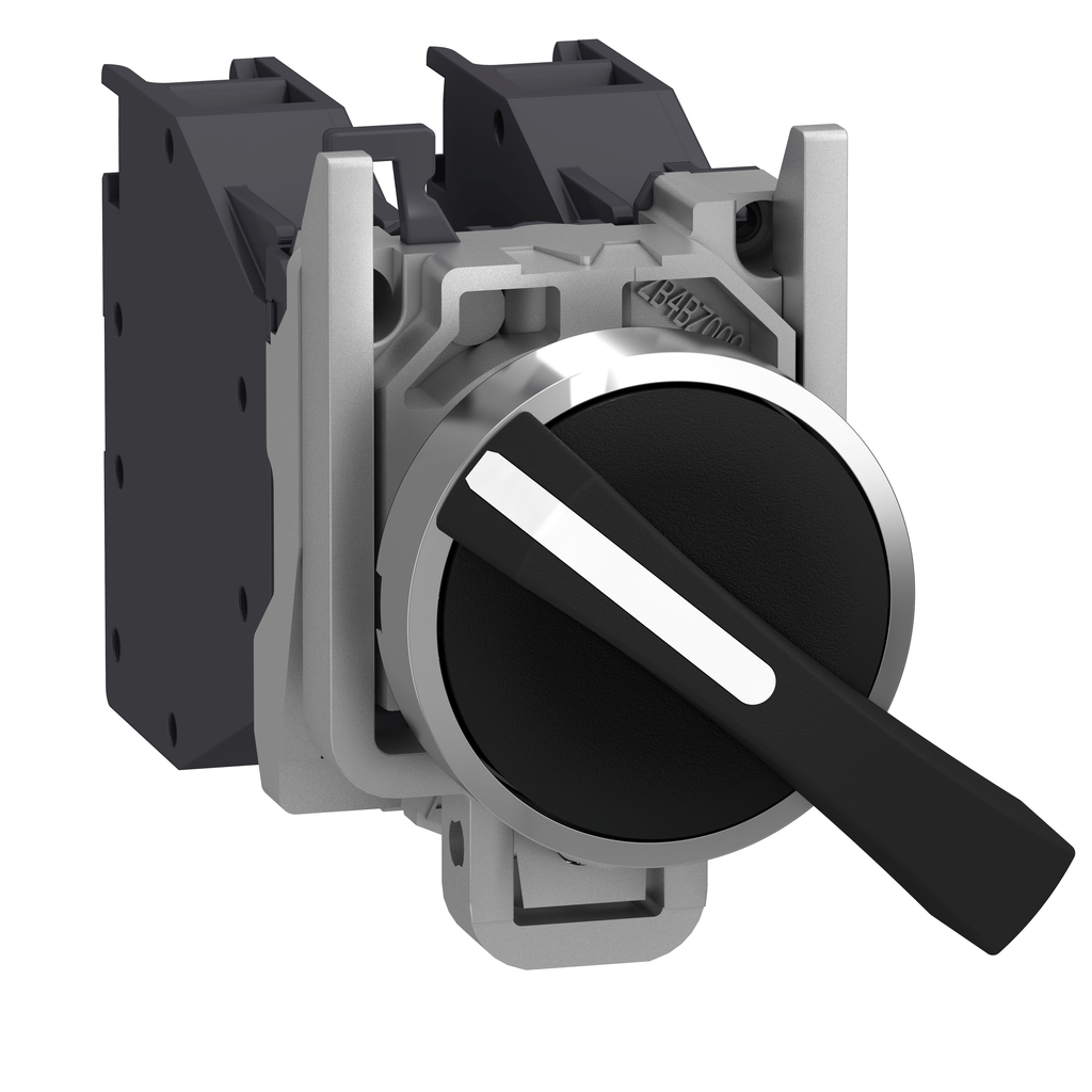 XB4BJ21GEX – Complete selector switch, Harmony XB4, Explosive atmosphere, long handle swith 2 positions stay put