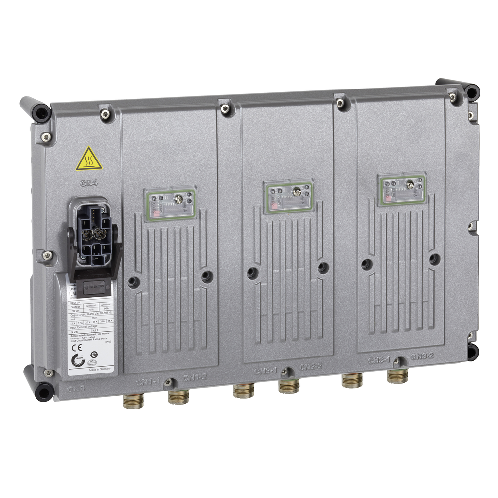 ILM62DDD24D1000 – Detached triple servo drive 6A continous current for cold plate, 24A peak, IP65