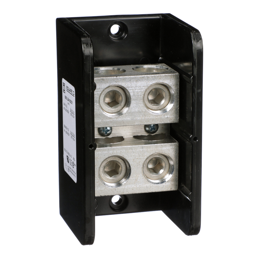 9080LBA1652021 – Power distribution block, Linergy, 1 pole, 2 line, 2 load, 760A Cu, 620A Al, 600V