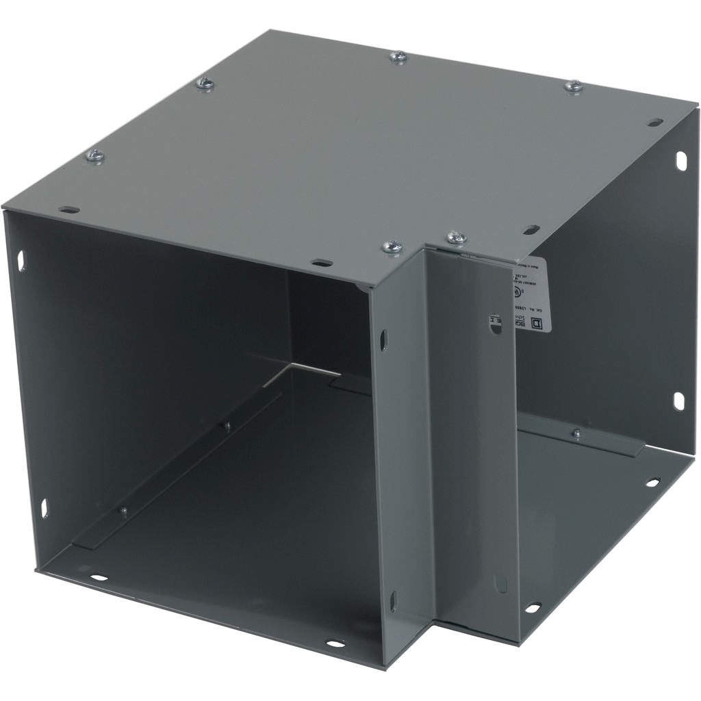 LDB890L – Wireway, Square-Duct, 8 inch by 8 inch, 90 degree elbow, N1 paint, NEMA 1