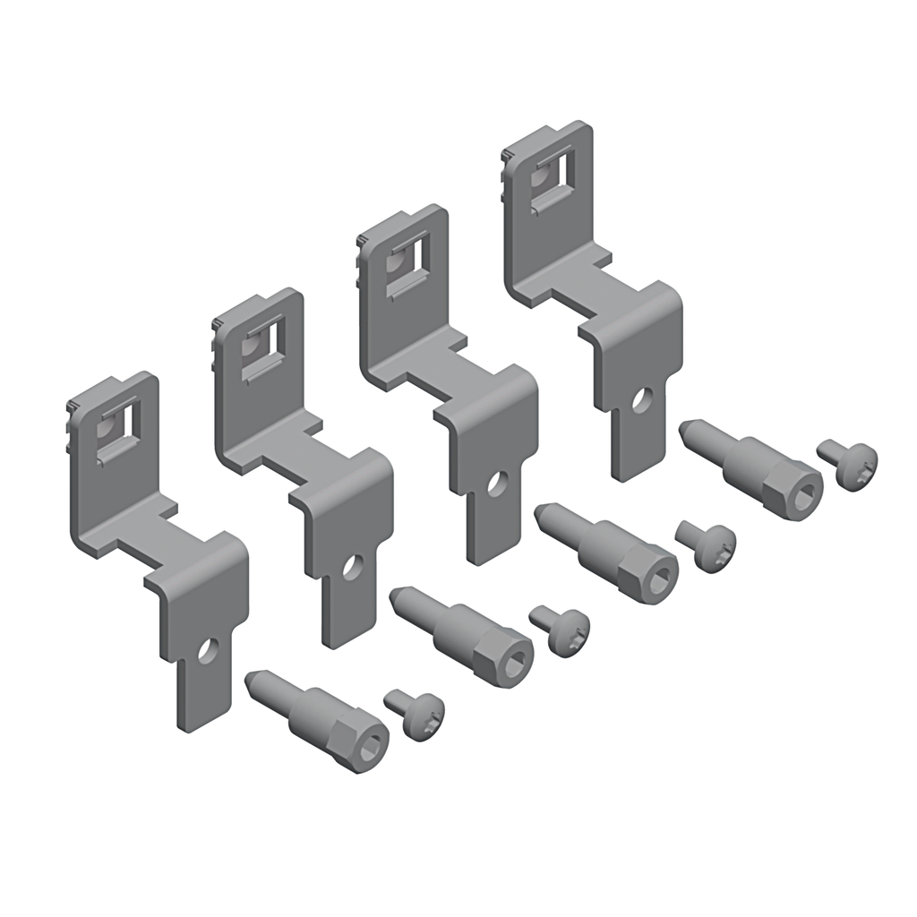 NSYSMPSB – Orthogonal brackets to install the mounting plate on the sides of the enclosure, PanelSeT SFN, PanelSeT SF, set of 4