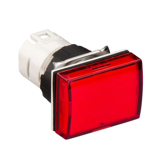 Mayer-DDS-Head for pilot light, Harmony XB6, rectangular red, 16mm, integral LED-1